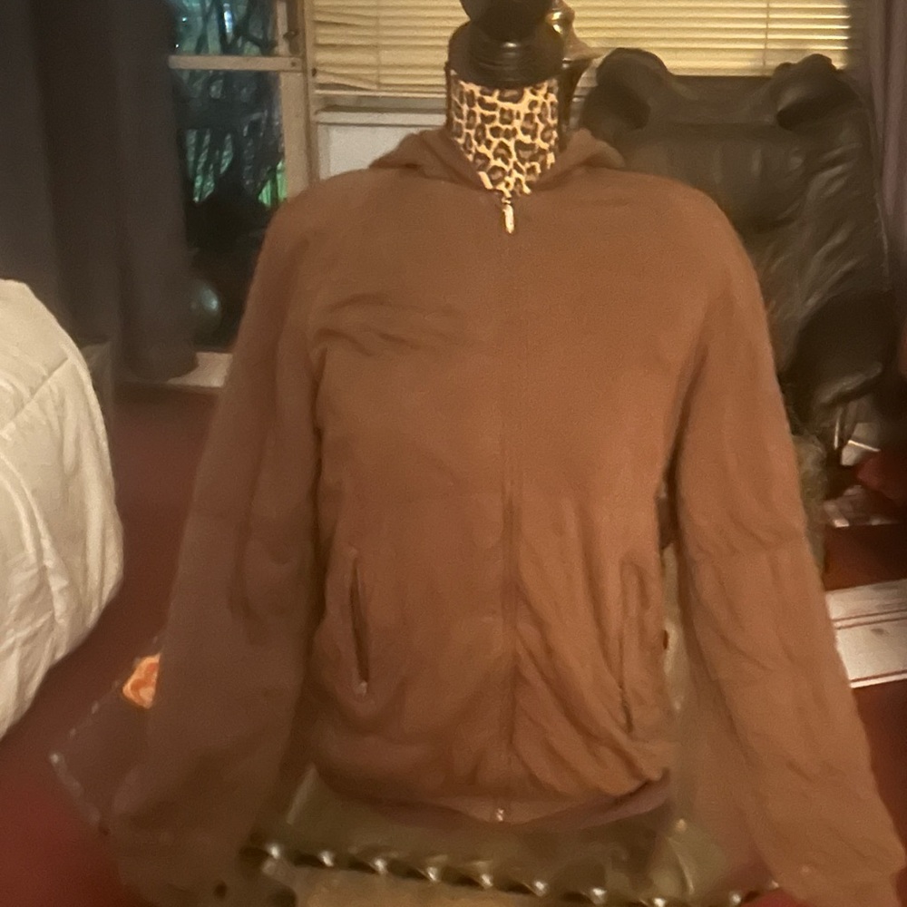 Philosophy Brown Zip Up Jacket - Picture 6 of 14